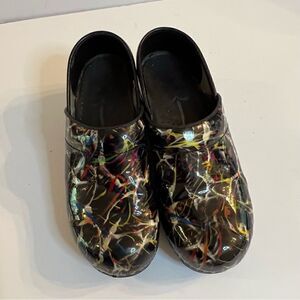 Sanita Women Professional Danish Clogs Medical Dental Multicolor Sz EU 37 US 6.5